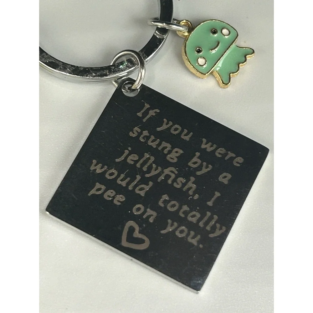 FRIENDS TV series how you doing‎ keychain , If you were a jelly fish Lot Of 3